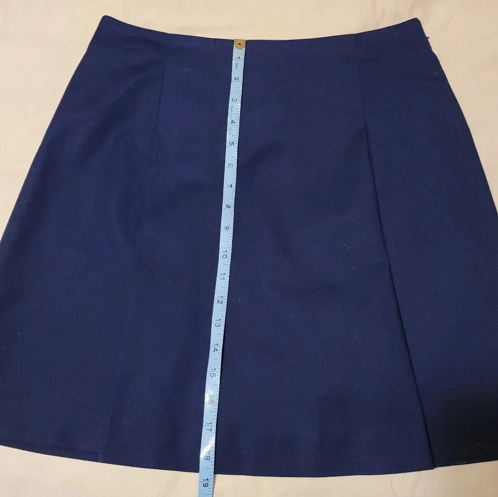 Lauren Ralph Lauren pleated blue skirt - Picture 6 of 8
